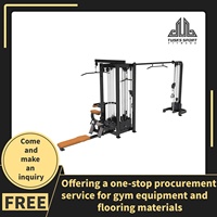 Ensemble d'équipements de musculation multifonctionnels en acier pour 5 personnes, pour la musculation, TUSKS TK5-X-1065