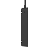 Multiprise UE Noir Multiple 2m Prise 6 Voies Multiprise Multiprise avec USB