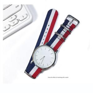 <span class=keywords><strong>Correa</strong></span> de <span class=keywords><strong>Reloj</strong></span> de Nailon de Repuesto Lionorm, Moderna, Tipo Cinturón de Seguridad, 18/20/22mm, <span class=keywords><strong>Correa</strong></span> de Lona de una Sola Pieza - Product Image 3