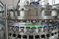 Machine de remplissage isobare à contre-pression avec contrôle PLC pour canettes en aluminium, ligne de mise en conserve pour bière et jus gazeux