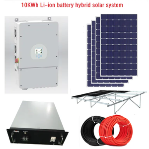 Sistem penghasil energi surya hibrid Off-grid Sistem Panel surya dengan baterai lithium penyimpanan energi untuk penggunaan di rumah - Product Image 3