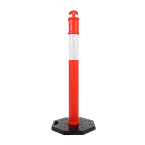 交通安全プラスチックPE警告道路反射ウォーミングデリニエーターポスト中国工場生産 - Product Image 6