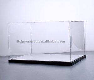 Vitrina de Acrílico Transparente de Autoensamblaje, Tamaño Personalizado, Caja de Exhibición de Vidrio a Prueba de Polvo para Balón de Fútbol con Césped - Product Image 2