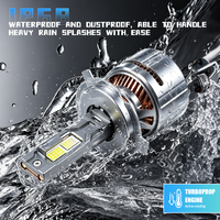 Phare à Led Haute Puissance Ampoule de Phare à Led 360 Degrés H1 H3 H11 H13 H7 h4 Phare à Led 300w Phare à Led pour Voiture