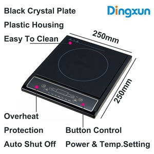 2000 Wát công suất cao cảm ứng nồi Tấm cảm ứng HOB tinh thể thương mại tấm điện đung cho nhà bếp - Product Image 3