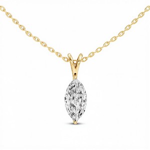 Collar con Colgante de Diamante de Laboratorio de Lujo para Mujer, Claridad VVS VS, Color EF, Estilo Moissanita, con Plata de Ley 925 - Product Image 5