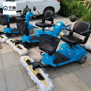 신형 산업용 3륜 라이더형 배터리 건식 청소 먼지 카트 전기 구동 먼지 수집 푸시 카트 쇼핑몰 판매 - Product Image 3