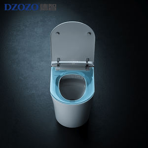 先进的日本智能细长马桶，配有自清洁加热座椅壁挂式夜灯远程坐浴盆盖 - Product Image 4