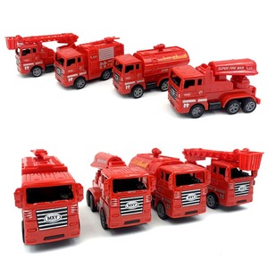 Camión de juguete de aleación de zinc y plástico para niños, modelo de gran Idea de regalo, colección de simulación de camión de <span class=keywords><strong>bomberos</strong></span> y camión de escalera para jugar - Product Image 5