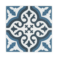 Azulejo Decorativo Clásico de Londres, 12x12 Pulgadas, para Piso y Pared