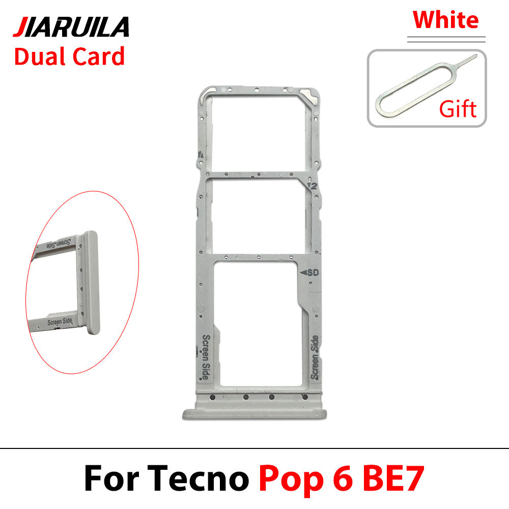 Para Tecno Pop 6 BE7 Blanco