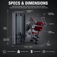 Machine de fitness abdominale professionnelle à charge libre en acier, équipement de musculation pour salle de sport, capacité de charge 75 kg