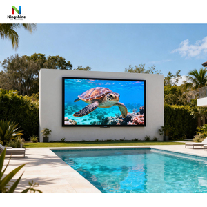 จอแสดงผล LED วิดีโอวอลล์กลางแจ้งสำหรับสระว่ายน้ำ ความละเอียด Full HD P2.5 P4 P5 ขนาด 960x960 มม. ตัวเรือนอะลูมิเนียมหล่อขึ้นรูป HA22 อะลูมิเนียมหล่อขึ้นรูป LED - Product Image 2