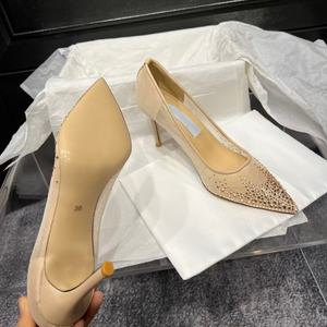 Chaussures pour femmes, Zapatos De Mujer, chaussures de mariée sexy classiques à paillettes, bout pointu, talons hauts de 10 cm, escarpins à talons aiguilles pour femmes - Product Image 4