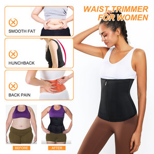 Costume <span class=keywords><strong>de</strong></span> sauna à vapeur dames ceinture d'entraînement taille entraîneur Fitness taille entraînement Corset contrôle abdominal taille élastique formateur - Product Image 2