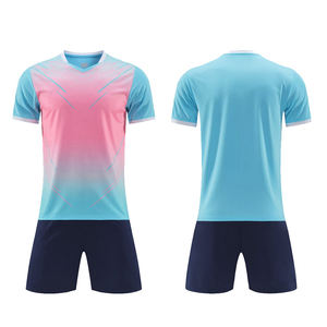 เสื้อเจอร์ซีย์และชุดวอร์มฟุตบอลของผู้ชายชุดเล่นฟุตบอลสีเหลืองม่วงแบบสั่งตัดตามแบบได้ - Product Image 1