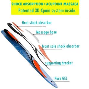 แผ่นรองพื้นรองเท้ากีฬา TPE คุณภาพสูง รองรับอุ้งเท้า ช่วยบรรเทาอาการปวดเมื่อย นวดด้วยเม็ดบีดส์ ซับแรงกระแทก แผ่นรองพื้นหนา ลดแรงกดทับเท้า - Product Image 3