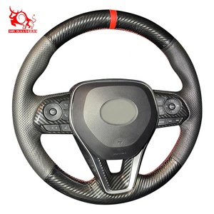 Couverture mignonne de <span class=keywords><strong>volant</strong></span> de voitures d'occasion en cuir à coudre à la main pour <span class=keywords><strong>Toyota</strong></span> <span class=keywords><strong>RAV4</strong></span> Avalon Venza Corolla Camry - Product Image 6