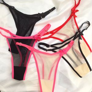 Nouvel Arrivage – Culotte String Noire Taille Basse en Coton Transparent pour Femme - Product Image 6