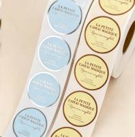 Étiquette autocollante personnalisée faite à la main en rouleau pour l'impression de produits chimiques quotidiens, alimentaires, autocollants d'étanchéité en plastique transparent couleur UV