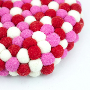 Wholesale Handmade Wool Felt Ball Wreath <b>Spring</b> Summer Pom Pom Garland Home Wall Door <b>Decor</b> Custom Design Yarn Child Non-Toxic - Product Image 6