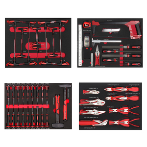 Chariot à outils à 10 tiroirs, chariot à outils robuste en acier industriel avec 359 outils de qualité supérieure pour garage et atelier - Product Image 5