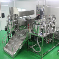 Yuxiang 200L Homogénéisateur Sous Vide Crème Émulsifiant Mélangeur Haute Vitesse Partie Mayonnaise Faisant La Machine