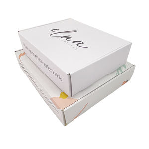 Enveloppe de vêtement à impression personnalisée bon marché, boîte d'emballage kraft en carton pour <span class=keywords><strong>abonnement</strong></span> d'expédition - Product Image 2