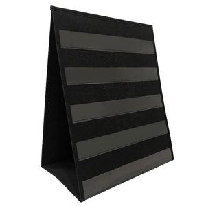 13" Wide X 17" <b>Tall</b> Double Sided Classroom Pocket Chart Multifunctional Foldable Stand Top Wall <b>Storage</b> Option 420D Polyester - Product Image 5