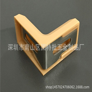<b>Plastic</b> And Iron L Shape Corner <b>Bracket</b> 27mm 26mm For Furniture Shelf Support Durable Connector - Product Image 2