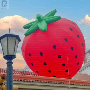 <span class=keywords><strong>Fraise</strong></span> géante gonflable surdimensionnée, réaliste, pour festival <span class=keywords><strong>de</strong></span> la récolte, activation <span class=keywords><strong>de</strong></span> marque, affichage en supermarché, fête - Product Image 1