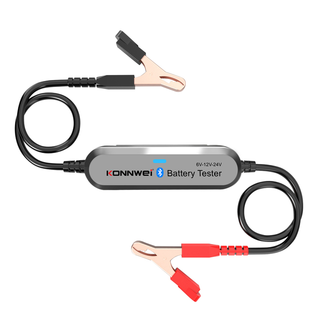 Efficient and Accurate KONNWEI BK200 Bluetooth Car Battery Tester Auto Cell Monitor for Voltage CCA SOH Inner Resistance