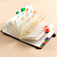 Carnet à mot de passe en cuir rigide B6 avec onglets alphabétiques, idéal pour le bureau, idée cadeau d'affaires, couverture en PU, livres en papier