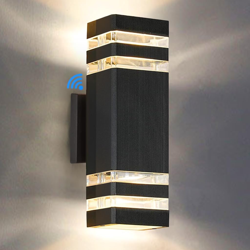Black Up Down Wall Lamp