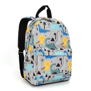 Bolso de hombro sencillo oxford para adolescentes, mochila informal con estampado de dinosaurio, de bajo coste, promoción personalizada clásica