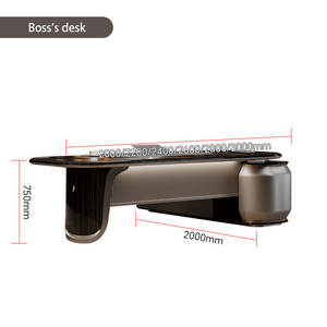 Современная дизайнерская офисная мебель Liyu L-образная Генеральная директорская стойка, конвертируемая стоимость бюро - Product Image 6