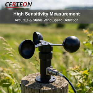 <span class=keywords><strong>Anemometro</strong></span> industriale a coppe 0‑30m/s RS485 4‑20mA 0‑5V per stazione meteo sensore vento - Product Image 3