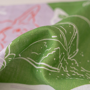 Quà Tặng Tùy Chỉnh Kỹ Thuật Số Thăng Hoa In Bột Bao Trà Khăn 100% Vải Lanh Bông Nhà Bếp Làm Sạch Dệt Món Ăn Vải Chanh Mềm - Product Image 2
