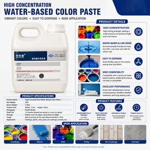 Colorant à base d'eau professionnel BKW, forte puissance de coloration, couleurs vives, utilisation polyvalente - Product Image 4