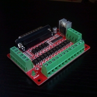 Placa de interfaz puerto paralelo DB25 aislamiento fotoeléctrico optoacoplador EL817