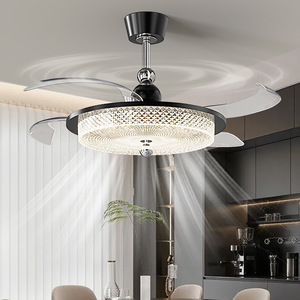 Ventilador de Techo Invisible con Aspas de ABS y Estilo Nórdico Dengye Lighting para Sala de Estar y Comedor - Product Image 2
