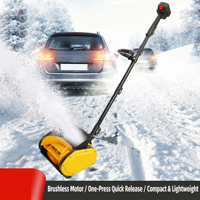 Pelle à neige portable et détachable 21V pour un déneigement pratique des cours et des terrasses, et un nettoyage efficace des jardins