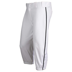 Gençlik toptan için özel Logo boş uzun beyzbol pantolonu kırpılmış beyzbol pantolonu 3/4 beyzbol pantolonu için erkek/kız - Product Image 1