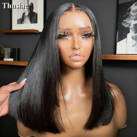 Vente en gros perruque Bob 13x6 Hd Lace Ftontal perruque 100% cheveux bruts Lace Frontal Glueless perruque Hd Lace Original perruques de cheveux humains