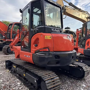 Máquina usada barata japonesa al por mayor 99% nueva maquinaria de Excavadora hidráulica Kubota Kx163 Mini excavadora horas de trabajo bajas - Product Image 2
