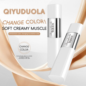 Sẵn sàng giao hàng, kem nền dạng thỏi hai đầu hình chữ V đổi màu theo nhiệt độ, che phủ tự nhiên lâu trôi, kèm cọ. - Product Image 2