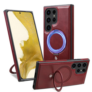 <span class=keywords><strong>เคส</strong></span>หนังธุรกิจเหมาะสำหรับ SAM <span class=keywords><strong>เคส</strong></span>โทรศัพท์ S24ultra พร้อมขาตั้งในตัว S22Plus หนังพรีเมี่ยม S23 - Product Image 6