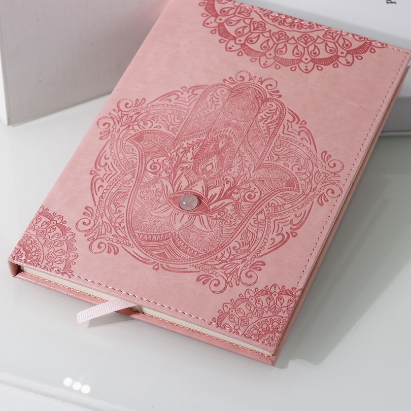Записная книжка с тиснением, креативное ремесло Семь камней, кожаный журнал, цена