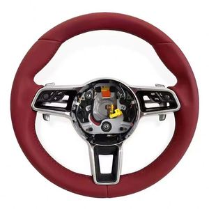 พวงมาลัยหนังแท้ GT Sport สำหรับ Porsche Boxster 718 981 Taycan 911 <span class=keywords><strong>Carrera</strong></span> 991 991.<span class=keywords><strong>2</strong></span> Cayenne จัดส่งรวดเร็ว - Product Image 2