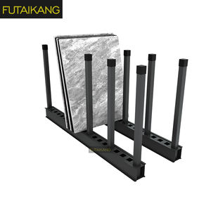 Фабричная индивидуальная Современная полка для керамической плитки, металлическая полка, склад, гранитная плита, Мраморная демонстрационная стойка для образцов - Product Image 6